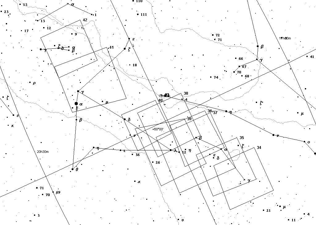 Chart showing boundaries of Barnard's Charts in the Aquila region
